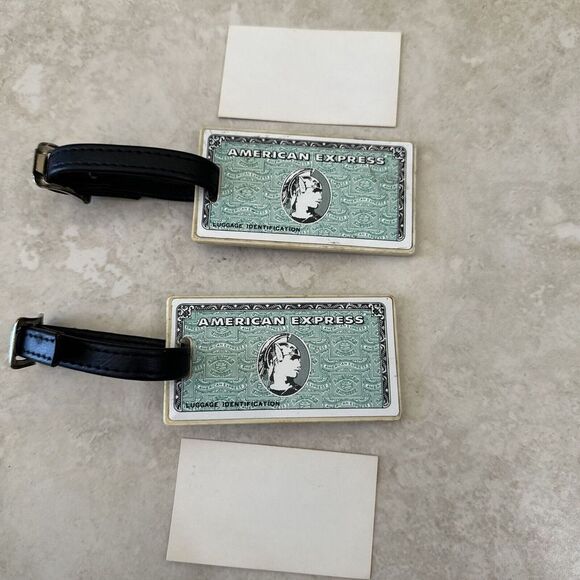 Vintage American Express Luggage Identification Tag With Buckle Strap *read - Picture 1 of 5